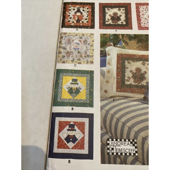 UNCUT Simplicity 7879 Pillow Sham & 7 Seasonal Button Panels Sewing Pattern - Picture 3 of 7